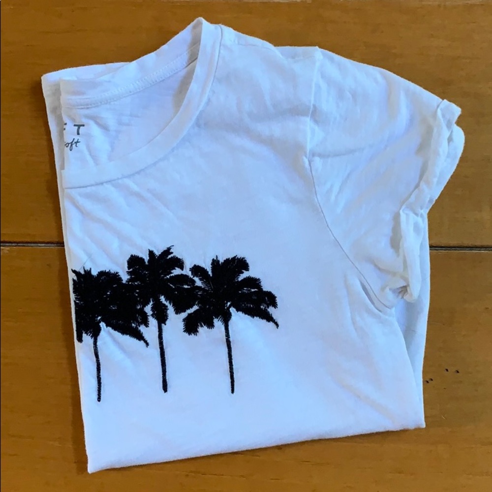 LOFT Vintage Soft Palm Tree Tee